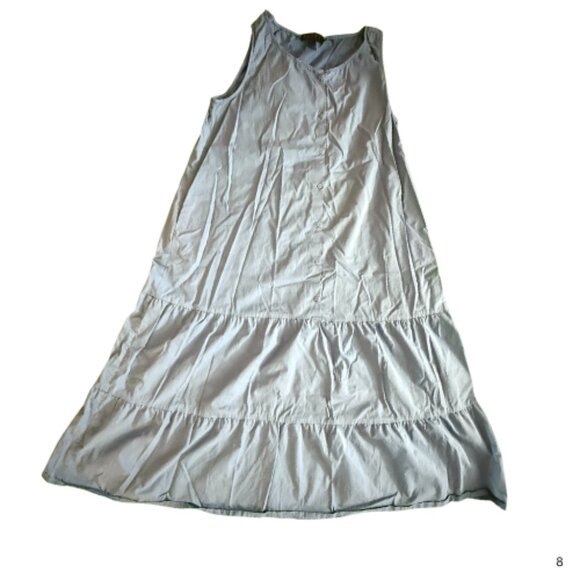 BUNDLE: GW HATCH Blue Midi Dress + EVERLANE Orange Midi Dress, Size M (BB1803B) - Picture 3 of 5